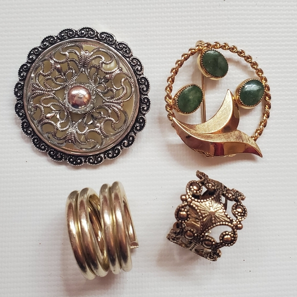 Vintage Stick Pin & Brooch Set - 12 Pieces - Picture 4 of 7